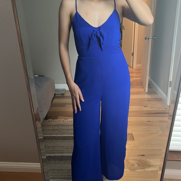 Blue jumpsuit - Picture 2 of 2